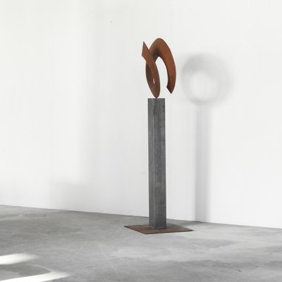 Large Sculpture in Rusted Corten Steel by Pieter Obels, 2000s-LPQ-1761432