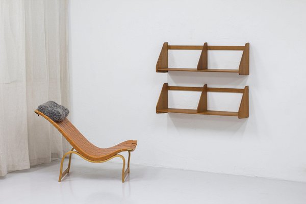 Large Shelves Ry21 by Hans J. Wegner, 1950s, Set of 2-KO-1793322