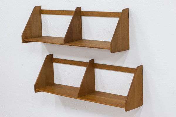 Large Shelves Ry21 by Hans J. Wegner, 1950s, Set of 2-KO-1793322