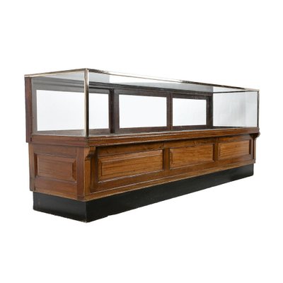 Large Showcase in Rosewood and Brass-NQ-1271739