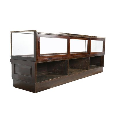 Large Showcase in Rosewood and Brass-NQ-1271739