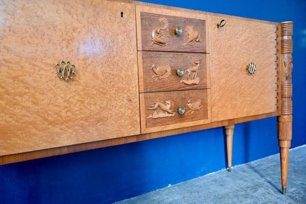 Large Sideboard by Pier Luigi Colli for Brothers Marelli, Italy, 1940s-AIU-1718662