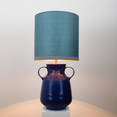 Large Silk Table Lamps by René Houben, 1960s, Set of 2-VDW-995266