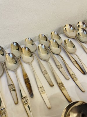 Large Silver Savoy Cutlery Set from Robbe & Berking, 1970s, Set of 97-RZY-1751980