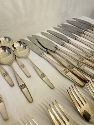 Large Silver Savoy Cutlery Set from Robbe & Berking, 1970s, Set of 97-RZY-1751980