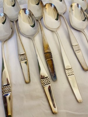 Large Silver Savoy Cutlery Set from Robbe & Berking, 1970s, Set of 97-RZY-1751980