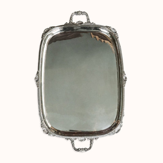 Large Silver Tray from Hawksworth Eyre & Co. LTD London