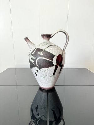 Large Single-Handle Vase by Guido Gambone, Italy, 1950s-NWG-2041047