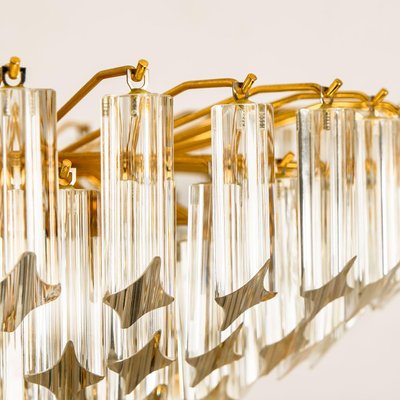 Large Six-Tier Crystal Chandelier from Mazzega, 1960s-VDW-1010835