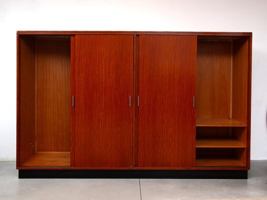 Large Sliding Doors Cabinet or Sideboard attributed to Alfred Hendrickx for Belform, 1960s-KL-1780871