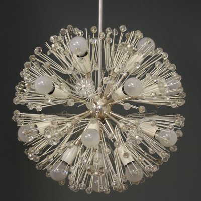 Large Snowball Silvered Ceiling Lamp by Emil Stejnar for Rupert Nikoll, 1950s-SY-1115003