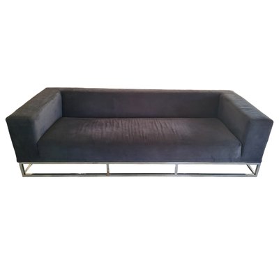 Large Sofa on Chrome-Plated Metal by Andrew Martin-TCS-1706730