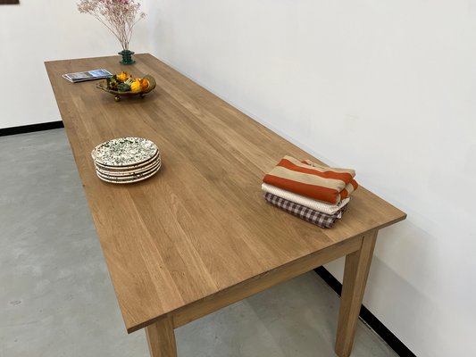 Large Solid Ash Farm Table-WKI-1078916