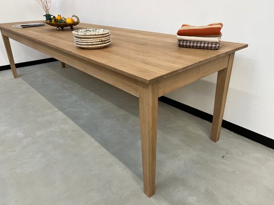 Large Solid Ash Farm Table-WKI-1078916