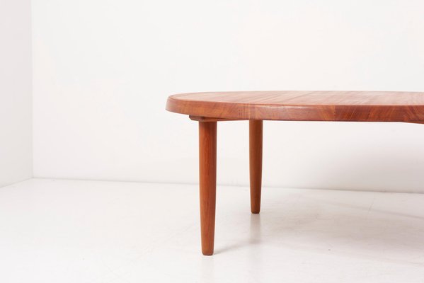 Large Solid Teak Coffee Table, Denmark, 1960s-SFD-1113795