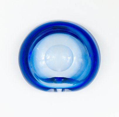 Large Sommerso Murano Glass Bowl by Flavio Poli, Italy, 1970s-BMM-2043183