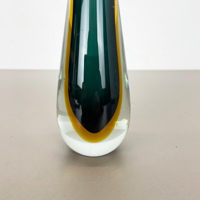 Large Sommerso Murano Glass Vase Attributed to Flavio Poli, Italy, 1970s-QZ-1053213