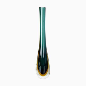 Large Sommerso Murano Glass Vase Attributed to Flavio Poli, Italy, 1970s-QZ-1053213