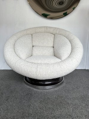 Large Space Age Italian Saturn Armchairs from Saporiti Italia, 1970s, Set of 2-FUE-1756552