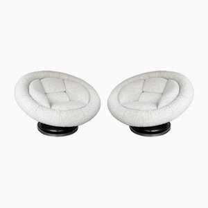 Large Space Age Italian Saturn Armchairs from Saporiti Italia, 1970s, Set of 2-FUE-1756552