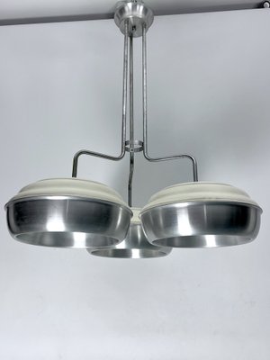 Large Space Age Metal and Plastic Ceiling Light from Studioluce, Italy, 1970s-OT-1718570