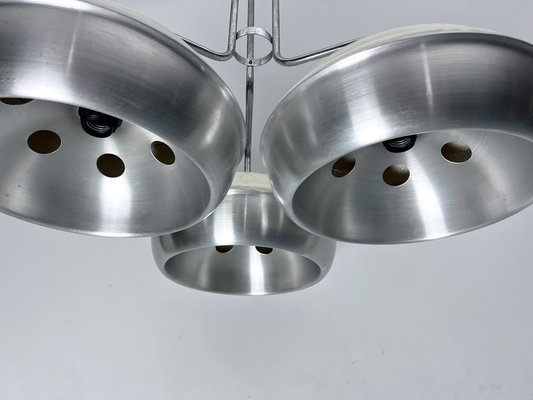 Large Space Age Metal and Plastic Ceiling Light from Studioluce, Italy, 1970s-OT-1718570