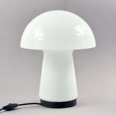 Large Space Age Mushroom-Shaped Glass Table Lamp from Limburg, Germany, 1970s-BMM-1735572