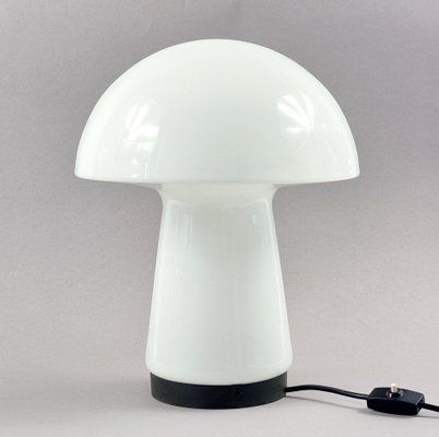 Large Space Age Mushroom-Shaped Glass Table Lamp from Limburg, Germany, 1970s-BMM-1735572