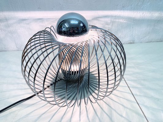 Large Space Age Spiral Table Lamp in Chrome, 1960s-AET-2040595