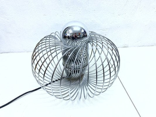 Large Space Age Spiral Table Lamp in Chrome, 1960s-AET-2040595