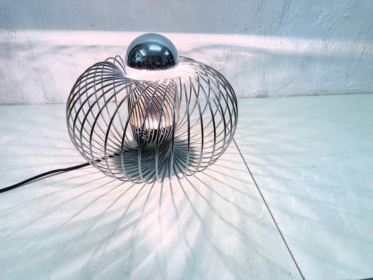 Large Space Age Spiral Table Lamp in Chrome, 1960s-AET-2040595