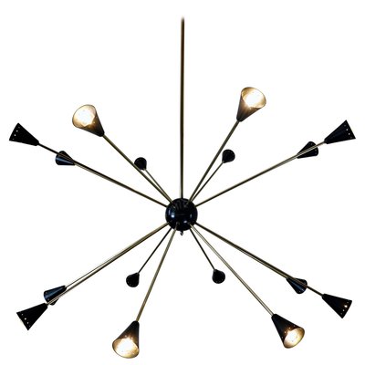 Large Sputnik Ceiling Light, 1960s-FGA-923648