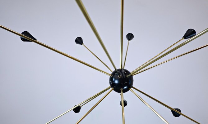 Large Sputnik Ceiling Light, 1960s-FGA-923648