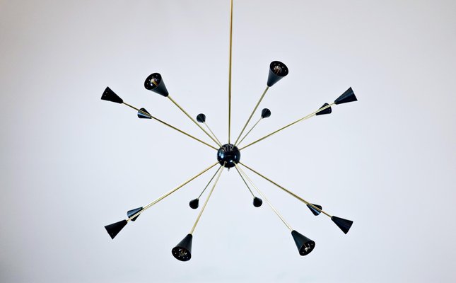 Large Sputnik Ceiling Light, 1960s-FGA-923648