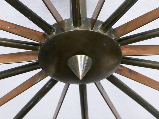 Large Sputnik Ceiling Light Sun by J.T. Kalmar, Austria, 1950s-WPT-2043784