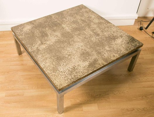 Large Square Coffee Table, 1970s-YXM-896917