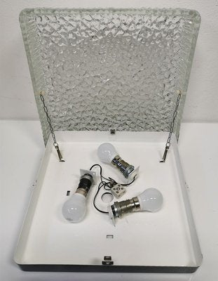 Large Square DC 375 60 Sconce from Holophane, 1960s-PHZ-627333