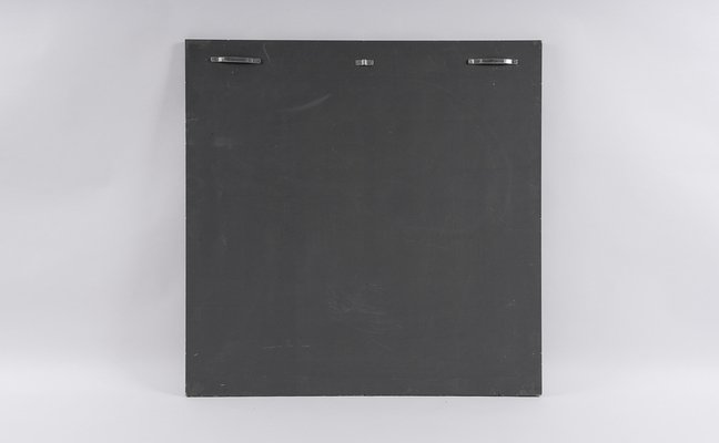 Large Square Slate Wall Mirror, 1960s-KQB-1445289