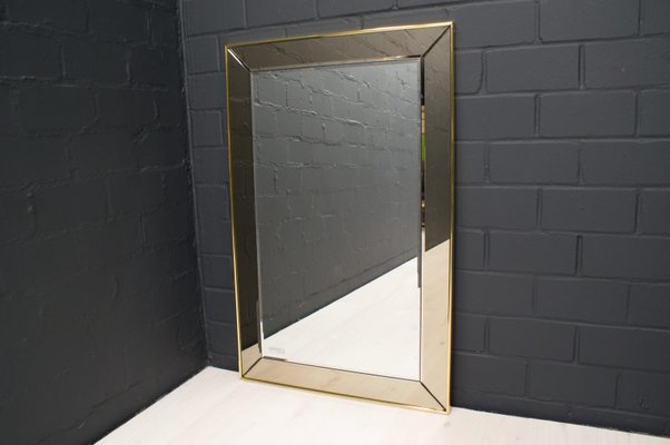 Large Stained Cut Glass Mirror from Schöninger, 1970s-KQB-697287