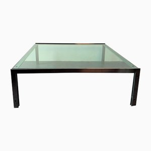 Large Steel and Glass M1 Coffee Table by Hank Kwint for Metaform, 1980s-NV-1162047