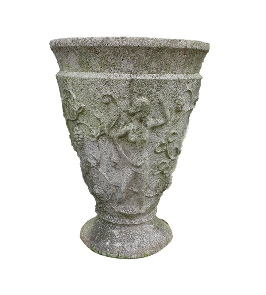 Large Stone Casting Garden Planter, 1930