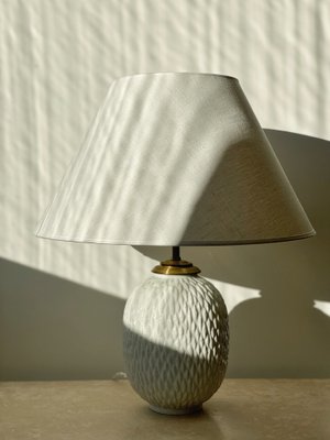 Large Stoneware Model Chamotte Table Lamp by Gunnar Nylund for Rörstrand, 1950s-ARN-575804