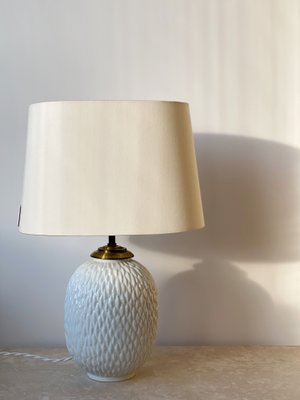 Large Stoneware Model Chamotte Table Lamp by Gunnar Nylund for Rörstrand, 1950s-ARN-575804