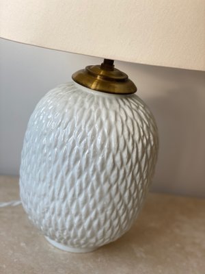 Large Stoneware Model Chamotte Table Lamp by Gunnar Nylund for Rörstrand, 1950s-ARN-575804