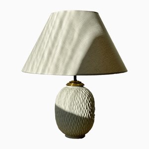 Large Stoneware Model Chamotte Table Lamp by Gunnar Nylund for Rörstrand, 1950s-ARN-575804