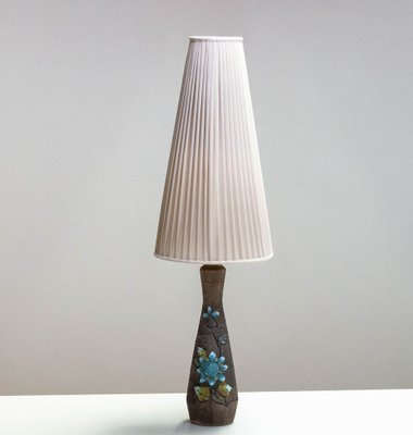 Large Stoneware Table Lamp by Tilgmans Keramic, Sweden, 1960s-JE-1718466