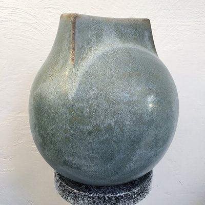 Large Stoneware Vase by Franco Bucci for Laboratorio Pesaro, Italy, 1970s-BVG-973253