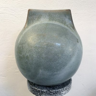 Large Stoneware Vase by Franco Bucci for Laboratorio Pesaro, Italy, 1970s-BVG-973253