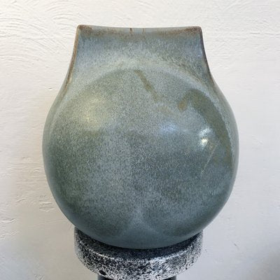 Large Stoneware Vase by Franco Bucci for Laboratorio Pesaro, Italy, 1970s-BVG-973253