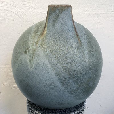 Large Stoneware Vase by Franco Bucci for Laboratorio Pesaro, Italy, 1970s-BVG-973253